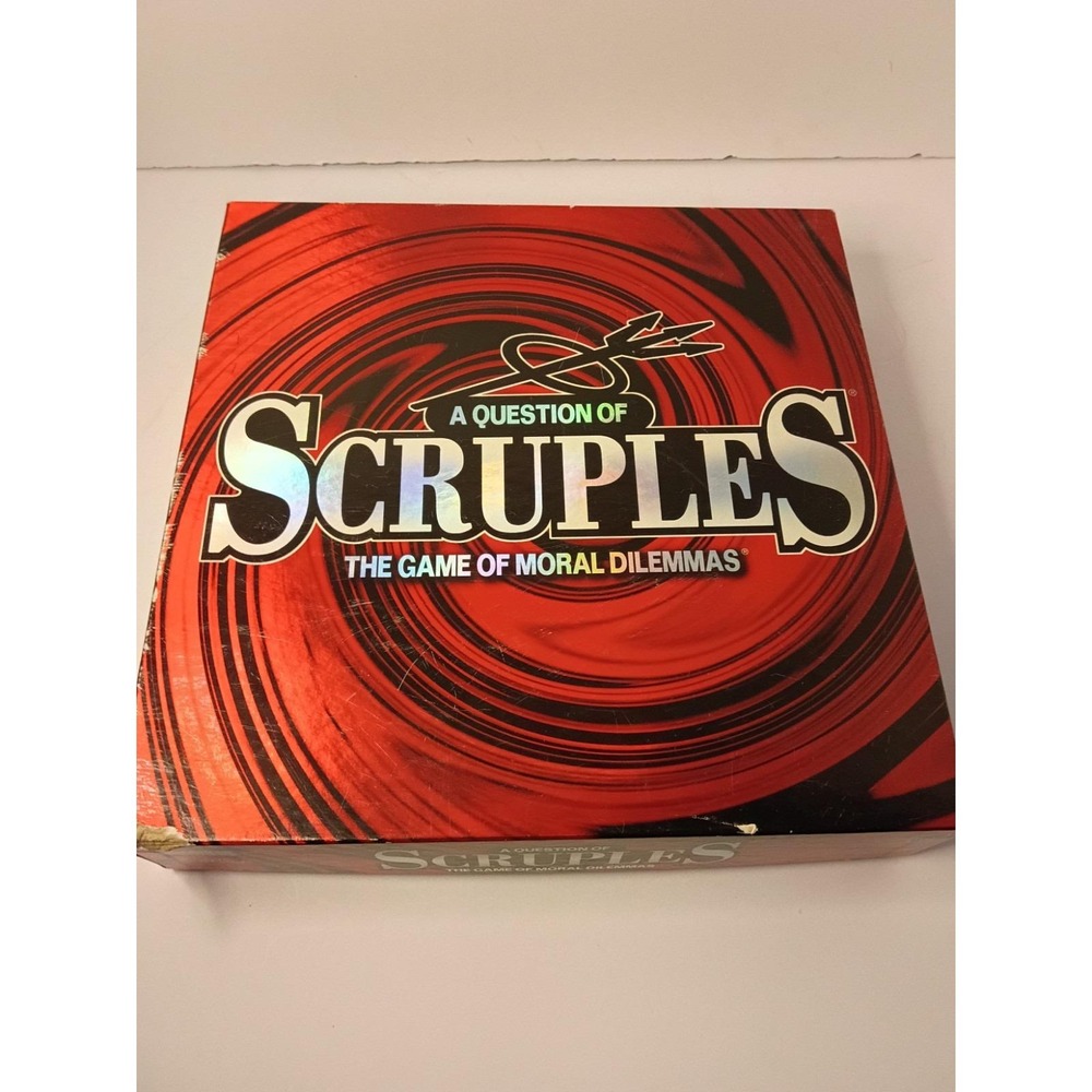 A Question Of Scruples The Game Of Moral Dilemmas Board-Used -Great Condition!